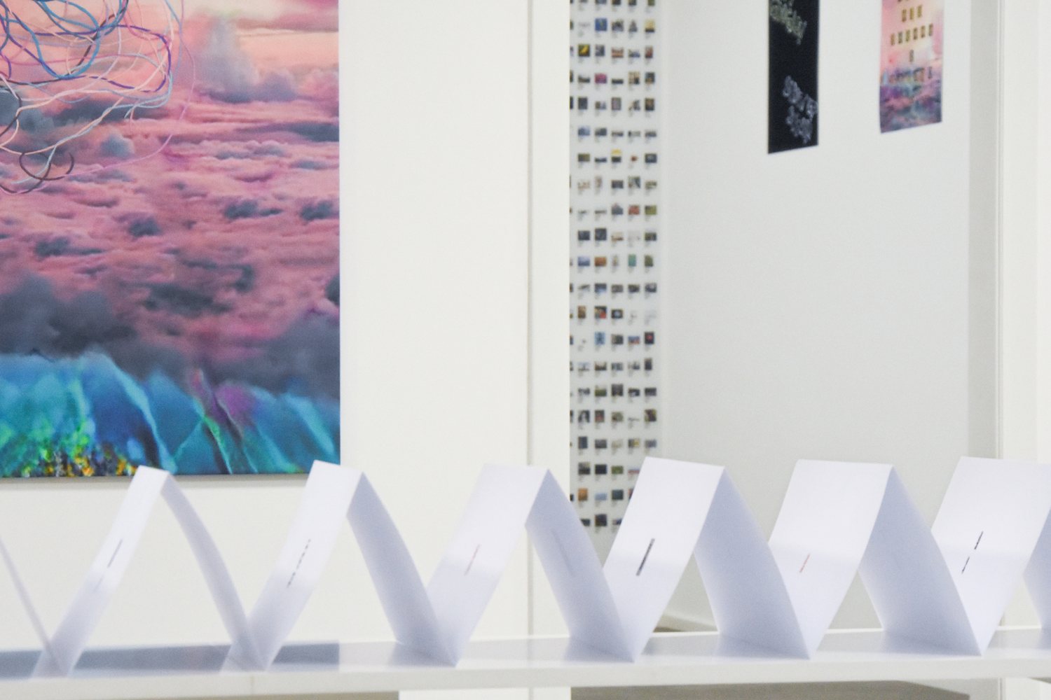 AUTOMATIC DREAMS — an AI-generated cloud painting with a starfish form