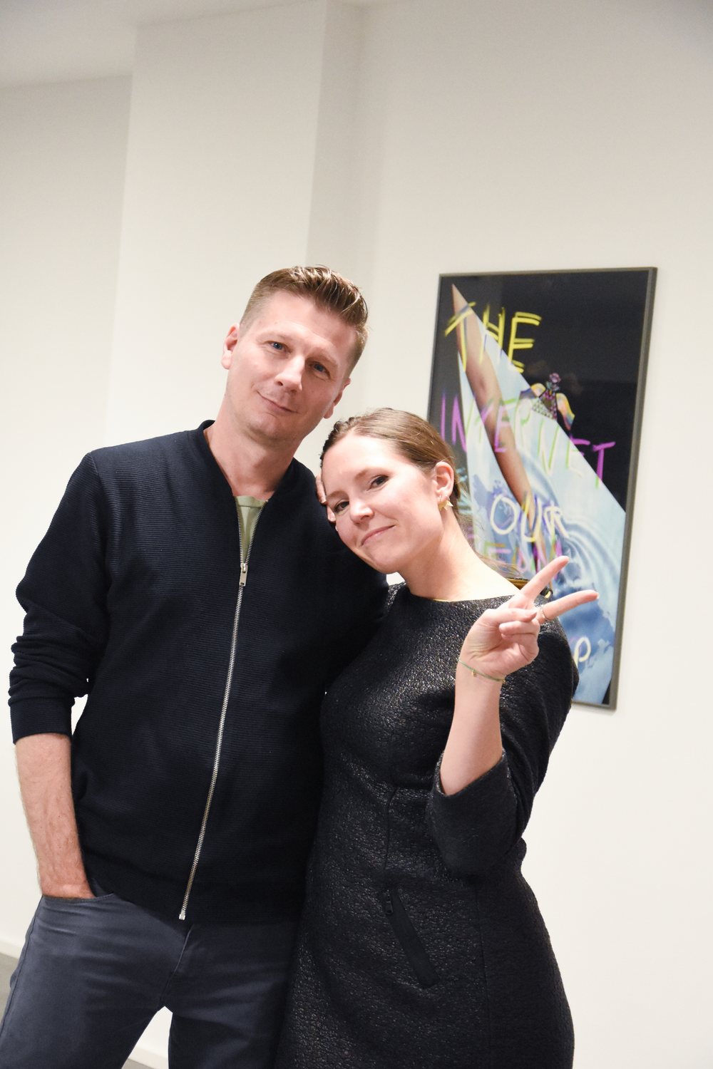 AUTOMATIC DREAMS — Florian Kuhlmann and Gretta Louw at the opening