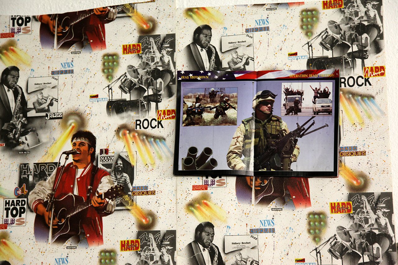 LSDSL — a collage with 'War in the Gulf' and rock iconography